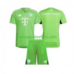 Camiseta de Fútbol Bayern de Múnich Portero Niño Exterior 2023-2024 Manga Corta