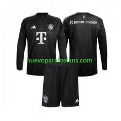 Camiseta de Fútbol Bayern de Múnich Portero Niño Casa 2023-2024 Manga Larga