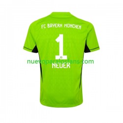 Camiseta de Fútbol Bayern de Múnich Manuel Neuer 1 Portero Hombre Exterior 2023-2024 Manga Corta