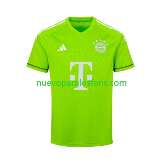 Camiseta de Fútbol Bayern de Múnich Manuel Neuer 1 Portero Hombre Exterior 2023-2024 Manga Corta