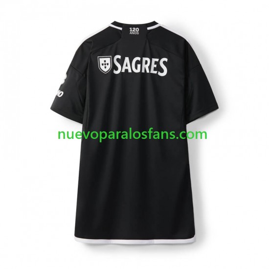 Camiseta de Fútbol Benfica Hombre Exterior 2023-2024 Manga Corta