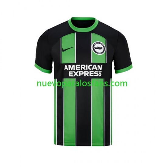 Camiseta de Fútbol Brighton & Hove Albion Hombre Exterior 2023-2024 Manga Corta