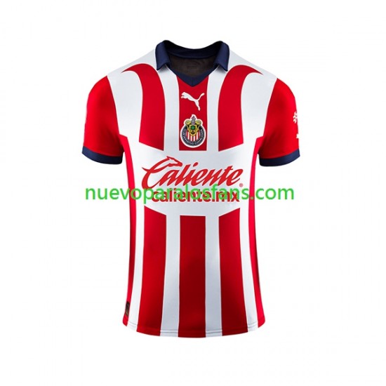 Camiseta de Fútbol CD Guadalajara Hombre Casa 2023-2024 Manga Corta