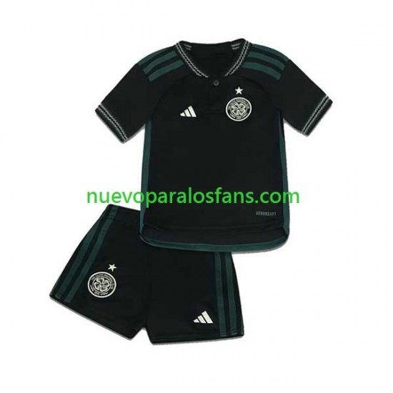 Camiseta de Fútbol Celtic Niño Exterior 2023-2024 Manga Corta