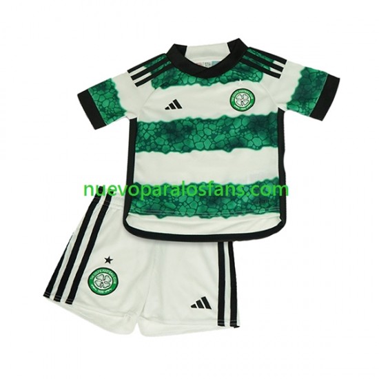 Camiseta de Fútbol Celtic Niño Casa 2023-2024 Manga Corta