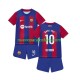 Camiseta de Fútbol FC Barcelona Ansu Fati 10 Niño Casa 2023-2024 Manga Corta
