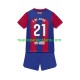 Camiseta de Fútbol FC Barcelona Frenkie de Jong 21 Niño Casa 2023-2024 Manga Corta