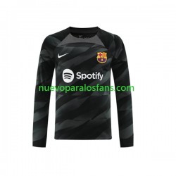 Camiseta de Fútbol FC Barcelona Portero Hombre Exterior 2023-2024 Manga Larga