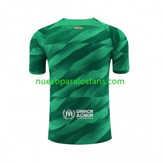 Camiseta de Fútbol FC Barcelona Portero Hombre Casa 2023-2024 Manga Corta