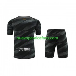Camiseta de Fútbol FC Barcelona Portero Niño Exterior 2023-2024 Manga Corta