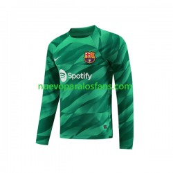 Camiseta de Fútbol FC Barcelona Ter Stegen 1 Portero Hombre Casa 2023-2024 Manga Larga