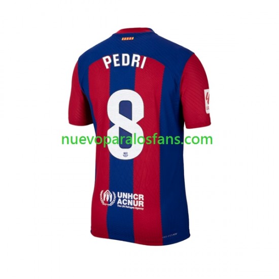 Camiseta de Fútbol FC Barcelona Pedri 8 Hombre Casa 2023-2024 Manga Corta