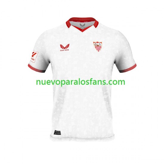 Camiseta de Fútbol Sevilla FC Hombre Casa 2023-2024 Manga Corta