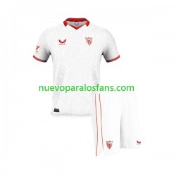 Camiseta de Fútbol Sevilla FC Niño Casa 2023-2024 Manga Corta