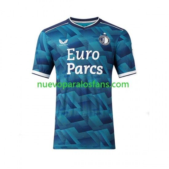 Camiseta de Fútbol Feyenoord Rotterdam Hombre Exterior 2023-2024 Manga Corta
