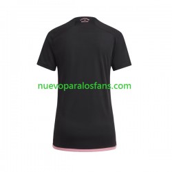 Camiseta de Fútbol Inter Miami Mujer Exterior 2023-2024 Manga Corta