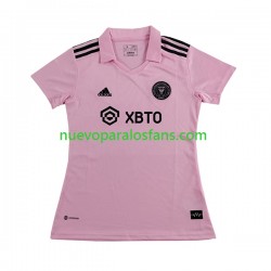 Camiseta de Fútbol Inter Miami Mujer Casa 2023-2024 Manga Corta