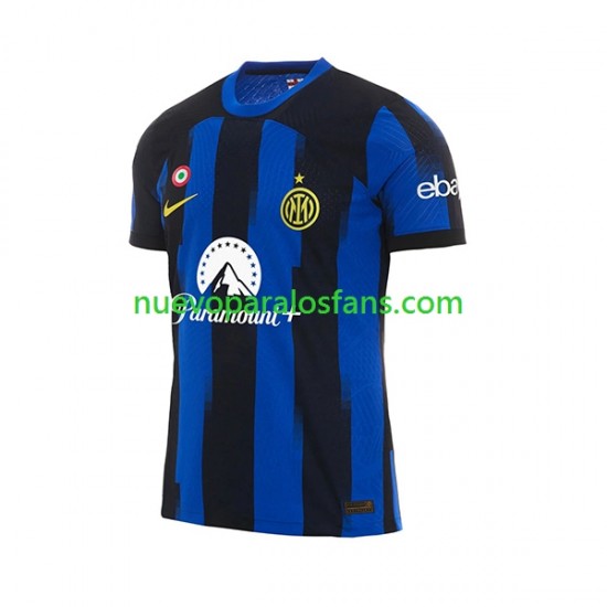 Camiseta de Fútbol Inter Milan Hombre Casa 2023-2024 Manga Corta