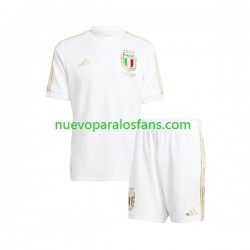 Camiseta de Fútbol Italia Anniversary Niño Casa 2023 Manga Corta