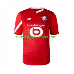 Camiseta de Fútbol LOSC Lille Hombre Casa 2023-2024 Manga Corta