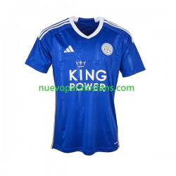 Camiseta de Fútbol Leicester City Hombre Casa 2023-2024 Manga Corta