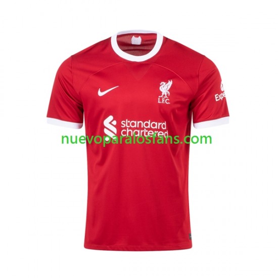 Camiseta de Fútbol Liverpool Darwin Nunez 9 Hombre Casa 2023-2024 Manga Corta