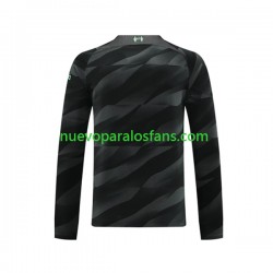 Camiseta de Fútbol Liverpool Portero Hombre Exterior 2023-2024 Manga Larga