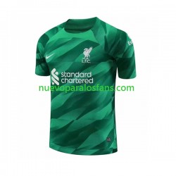 Camiseta de Fútbol Liverpool Portero Hombre Casa 2023-2024 Manga Corta