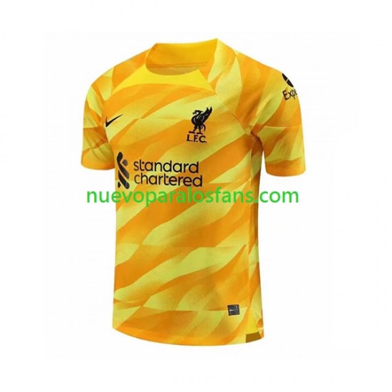 Camiseta de Fútbol Liverpool Portero Hombre Tercera 2023-2024 Manga Corta