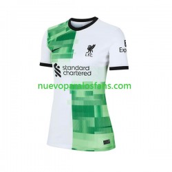 Camiseta de Fútbol Liverpool Mujer Exterior 2023-2024 Manga Corta