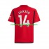 Camiseta de Fútbol Manchester United Eriksen 14 Hombre Casa 2023-2024 Manga Corta