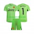 Camiseta de Fútbol Manchester United De Gea 1 Portero Niño Casa 2023-2024 Manga Corta
