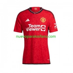Camiseta de Fútbol Manchester United Mujer Casa 2023-2024 Manga Corta