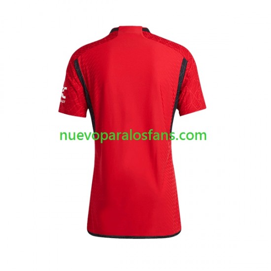 Camiseta de Fútbol Manchester United Mujer Casa 2023-2024 Manga Corta