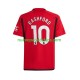 Camiseta de Fútbol Manchester United Marcus Rashford 10 Hombre Casa 2023-2024 Manga Corta