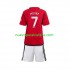Camiseta de Fútbol Manchester United Mount 7 Niño Casa 2023-2024 Manga Corta