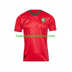 Camiseta de Fútbol Marruecos Hombre Casa 2023 Manga Corta