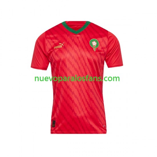 Camiseta de Fútbol Marruecos Hombre Casa 2023 Manga Corta