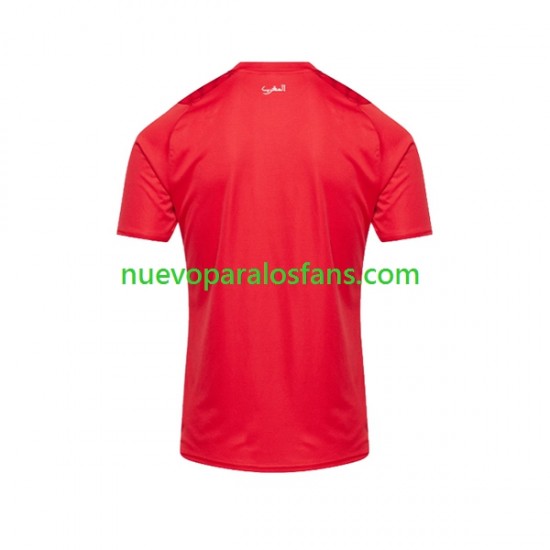 Camiseta de Fútbol Marruecos Hombre Casa 2023 Manga Corta