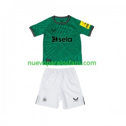 Camiseta de Fútbol Newcastle United Niño Exterior 2023-2024 Manga Corta
