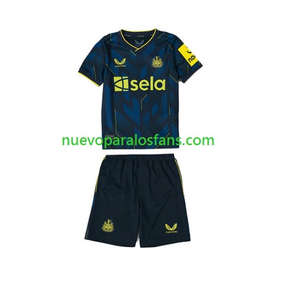 Camiseta de Fútbol Newcastle United Niño Tercera 2023-2024 Manga Corta