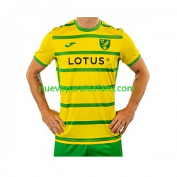 Camiseta de Fútbol Norwich City Hombre Casa 2023-2024 Manga Corta