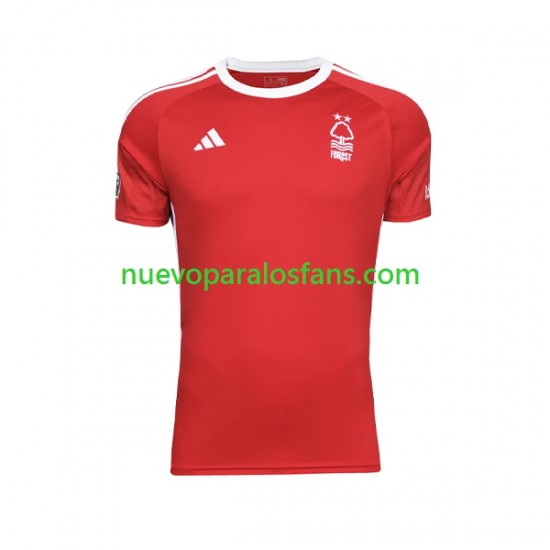 Camiseta de Fútbol Nottingham Forest Hombre Casa 2023-2024 Manga Corta