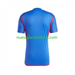 Camiseta de Fútbol Olympique de Lyon Hombre Exterior 2023-2024 Manga Corta