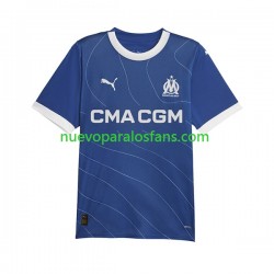 Camiseta de Fútbol Olympique de Marsella Hombre Exterior 2023-2024 Manga Corta