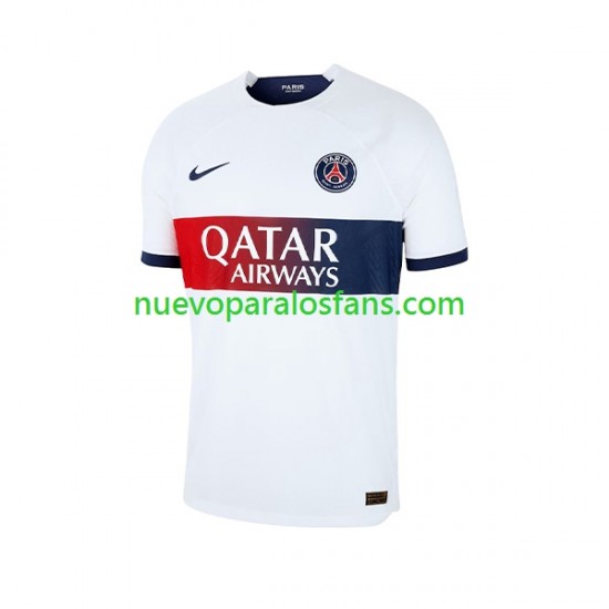 Camiseta de Fútbol Paris Saint-Germain Hombre Exterior 2023-2024 Manga Corta