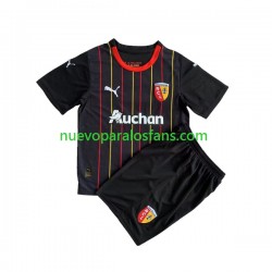 Camiseta de Fútbol RC Lens Niño Exterior 2023-2024 Manga Corta