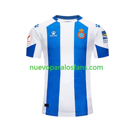 Camiseta de Fútbol RCD Espanyol Hombre Casa 2023-2024 Manga Corta