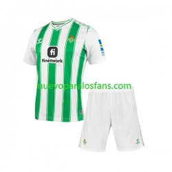 Camiseta de Fútbol Real Betis Niño Casa 2023-2024 Manga Corta