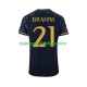 Camiseta de Fútbol Real Madrid Brahim Diaz 21 Hombre Exterior 2023-2024 Manga Corta